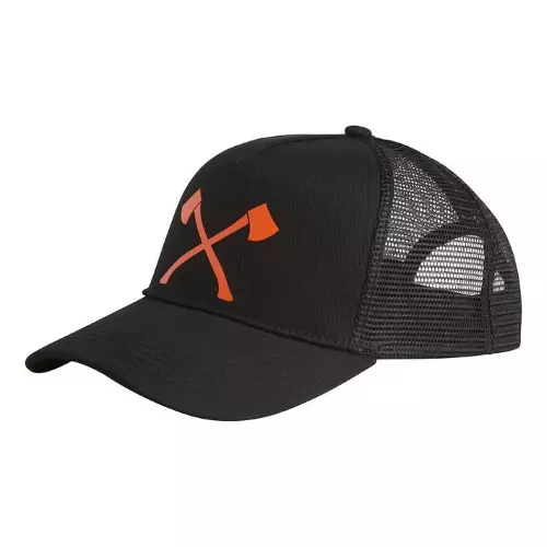 Cappello con visiera AXE arancione STIHL TIMBERSPORTS nero