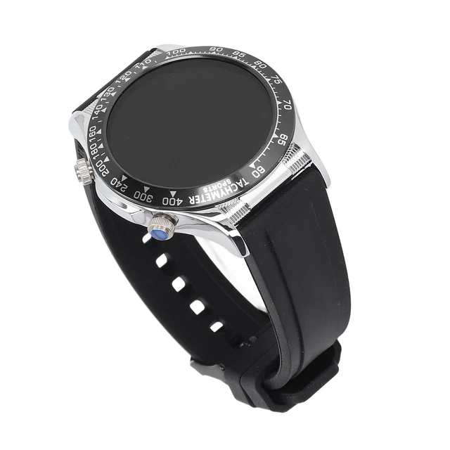 (Taped Silver Black Dial)Fitness Smartwatch 1.32 Inch IPS Screen Smartwatch