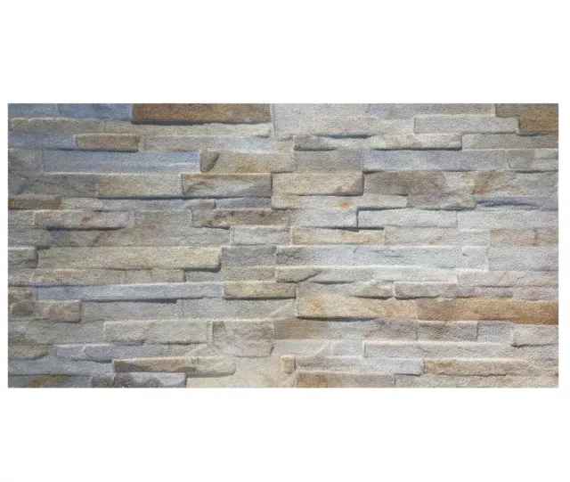 3D Poliestireno Panel Mural B-102 Revestimiento Aspecto de Piedra Innen-Aussen