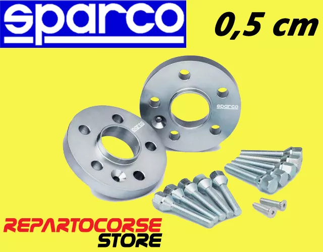 DISTANZIALI SPARCO 5 mm con bulloni BMW E87 E46 E90 E60 - E81 E82 E36 E91 E61 Z8