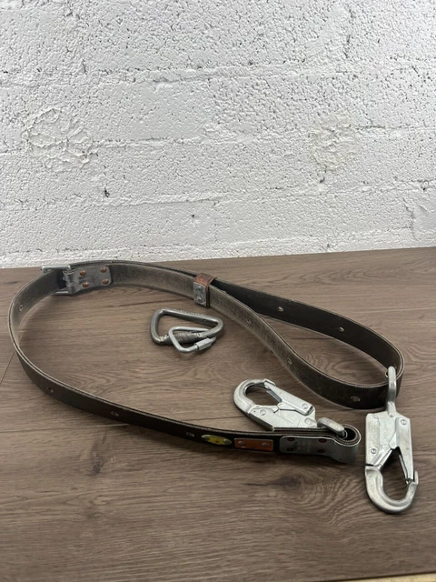 Bashlin 54N-2Hl Lineman Climbing Belt Safety Strap With Caribener (Wcp015657)