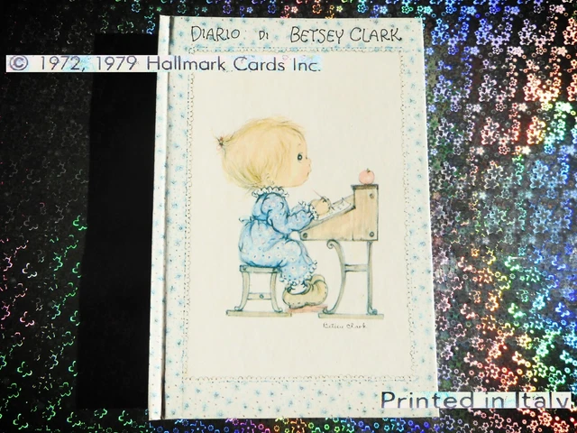 🍎 Rarità BETSEY CLARK Vintage 1980 Diario scolastico Ultra RARE School Diary ❀