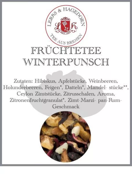 Infusi Frutta Winterpunsch 2kg