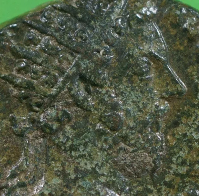 Roman Imperial ae Bronze Dupondius Coin of Marcus Aurelius  JUPITER SEATED