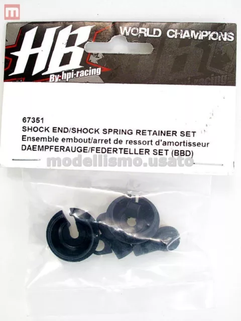 HPI 67351 Hb Shock End /Shock Spring Hider Set Modélisme