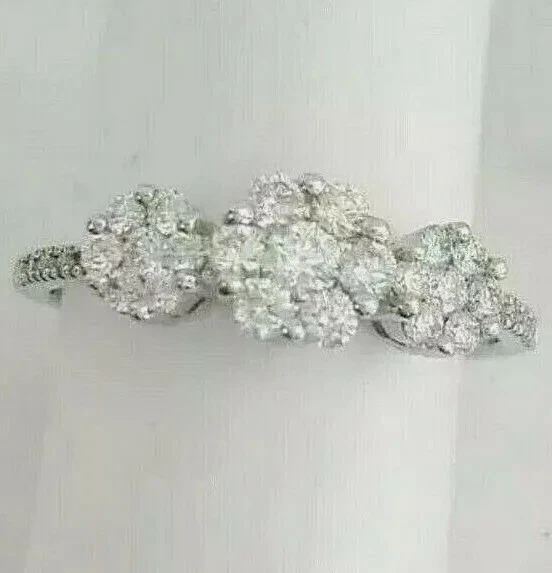 Bague Solitaire Diamant 0.54 Carat - Or Blanc 18 Carats - Taille 54 - Neuf Avec Étiquettes - Marque Orellejoaillier