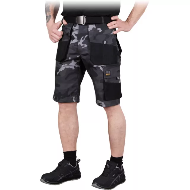 Arbeitshose Kurze Hose Bermuda Shorts Camouflage Arbeitsshorts Gr. S - XXXL