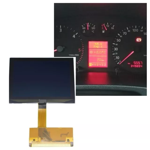 FIS MFA JAEGER Tacho LCD Display passend für AUDI A3 A4 A6 TT Pixelfehler 2