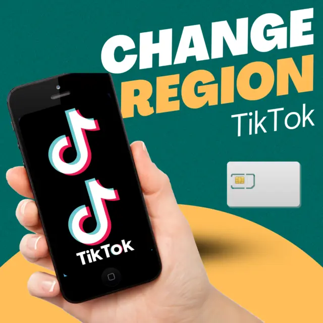 SIM cards for TikTok change to target country region No VPN needed