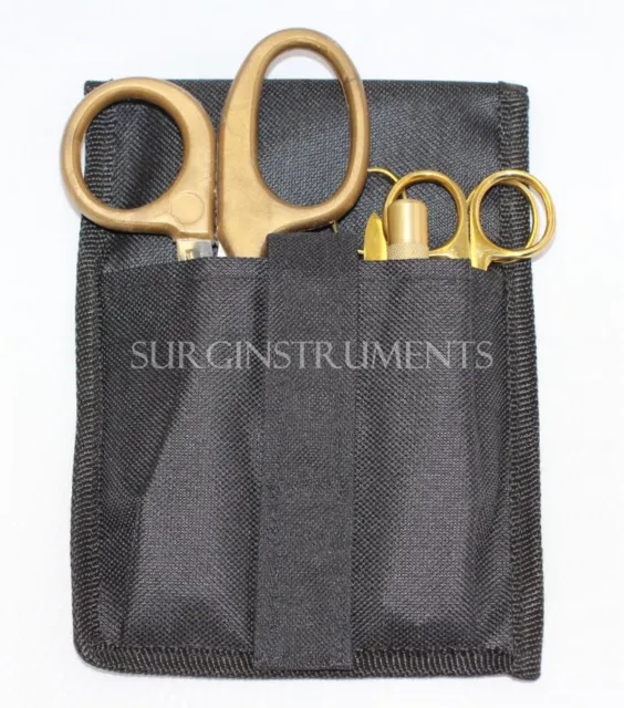 5 Piece GOLD Paramedic Set - Diagnostic EMT Nursing EMS Emergency