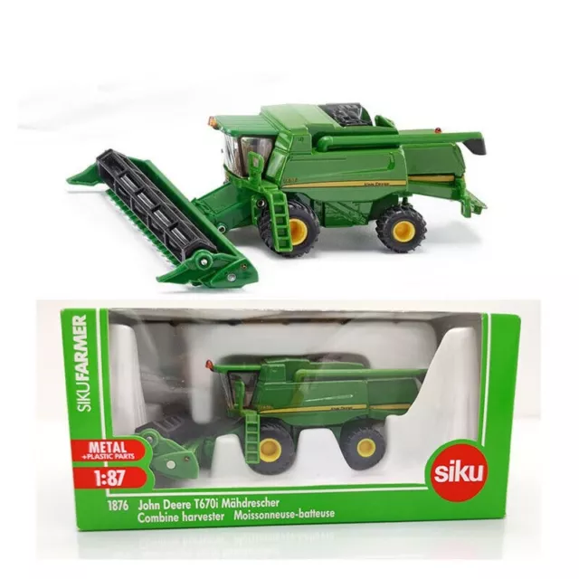 Siku John Deere T670i Combine Harvester 1:87s Die Cast Metal and Plastic Model