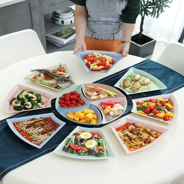 Fruit Plate Food Tray Baby Children Plate Cookware Dishes Storage Tray