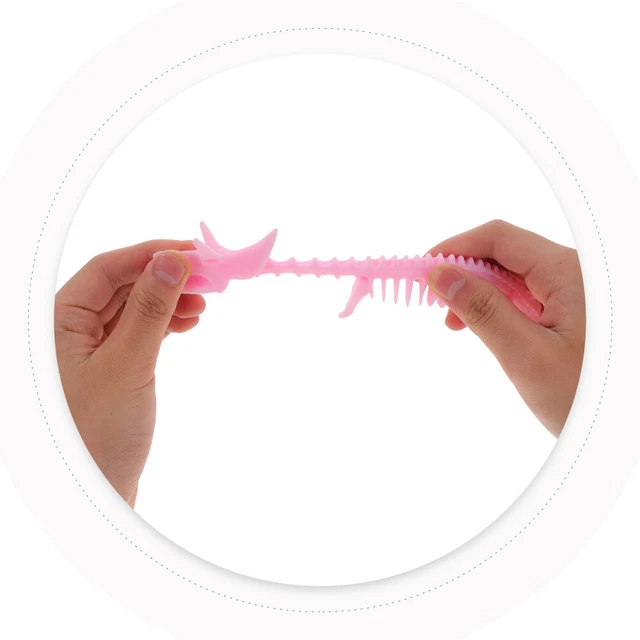 6 Pcs Fishbone Toys Kid Gifts Destress Gifts Wristband 10