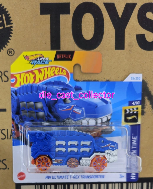 HOT WHEELS 2024 C Case ULTIMATE TREX TRANSPORTER LETS RACE NETFLIX