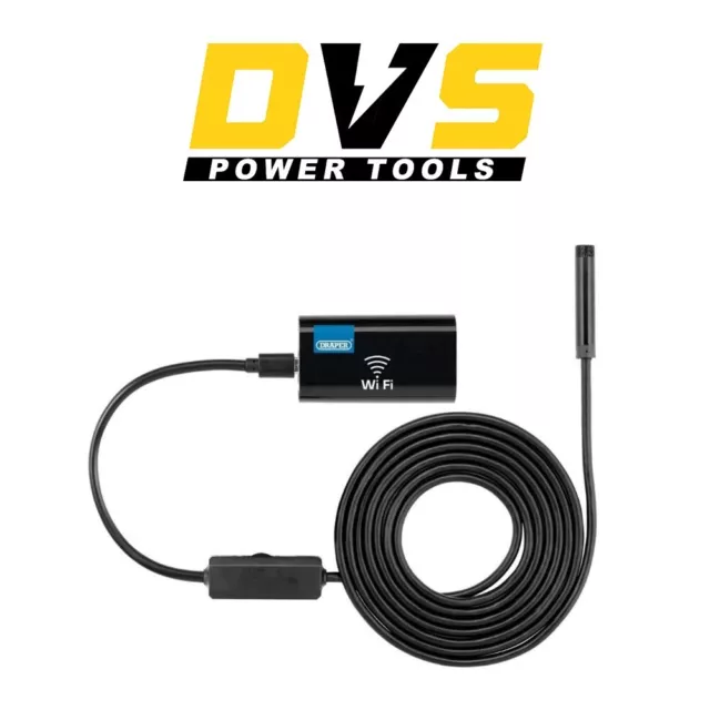 Draper WIFIENDO Wi-Fi Endoscope Inspection Camera 3.5m 91648