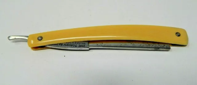 VTG Straight Razor The Torrey Razor Co Worcester Massachusetts