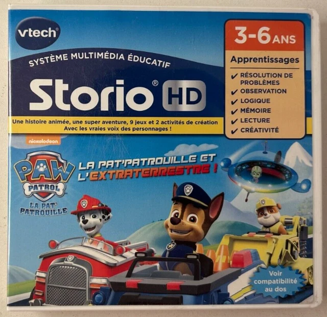 Lot vtech magibook avec 4 livres ( pat patrouille - mickey - découverte - alphabet ) niveau 1 & 2