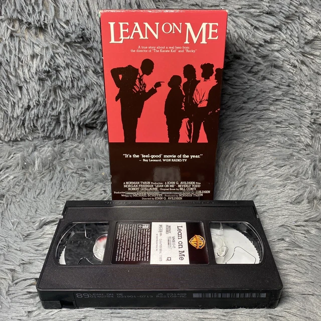 LEAN ON ME VHS 1989 VCR Video Tape Movie Freeman Classic Film 6