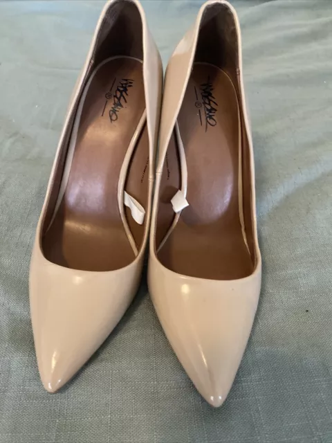 Mossimo Patent Beige Heels