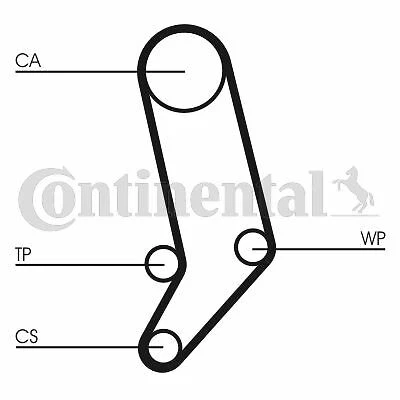 Continental Kit De Distribution Pour Vw Transporter Iv Camionnette 2.5
