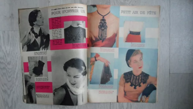 Magazine mode fashion ELLE french n°207 NOVEMBRE 1949 MODE / PEYNET / 3