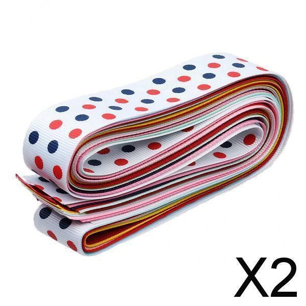 2x Band DIY Handwerk Basteln Ripsband Borte Zierband Borte Nähen