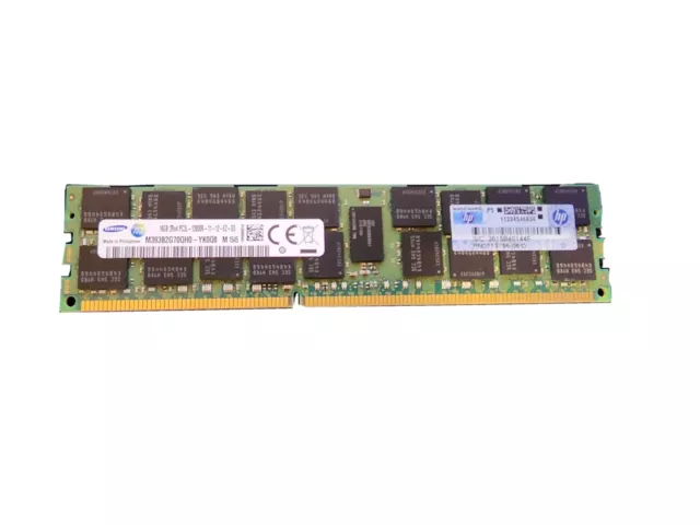 SAMSUNG 16GB 2RX4 PC3L-12800R 1600MHZ ECC Server RAM M393B2G70QHO-YK0Q8