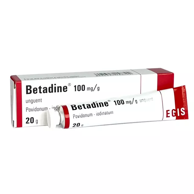 Betadine Ointment, 100 mg/g, 20 g, Egis Pharmaceuticals