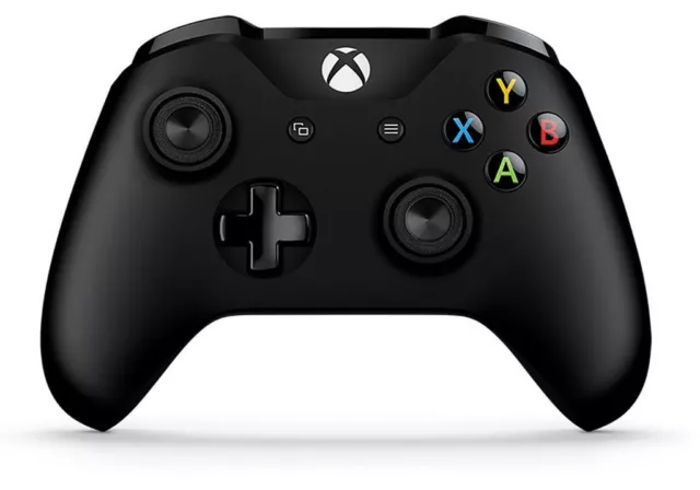 Genuine Microsoft (6CL-00001) Xbox One S Black Wireless Bluetooth Controller -UD