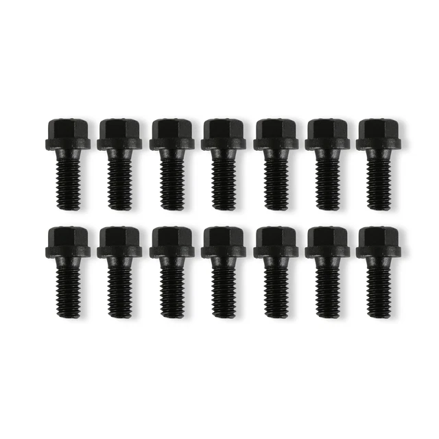 Mr. Gasket 976 Mr. Gasket Header Bolts - 5/16-18 x 3/4 Inch Hex Head - Black ...