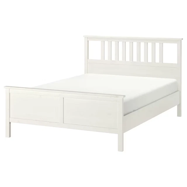IKEA HEMNES SOLID wood bed frame only, white, 180x200cm £150.00