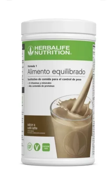 HERBALIFE Batido Fórmula 1 - Café Latte 550 g