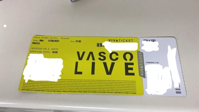 Vasco Rossi Live 07/06/2023 Bologna Dall'Ara Prato