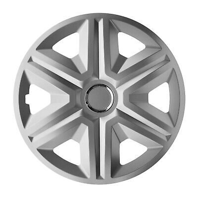 15" Hub Caps Wheel Covers Trims 15 inch Set of 4 Silver Varnish ABS Plastic Trim