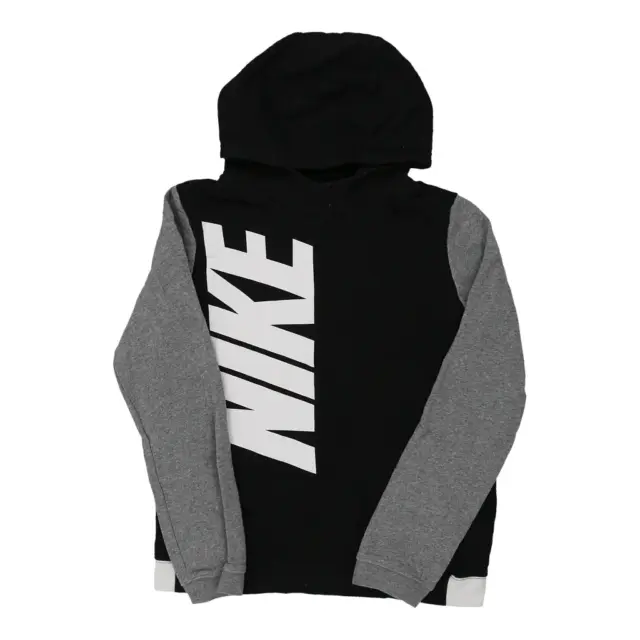 Age 18-20 Nike Spellout Hoodie - XL Black Cotton