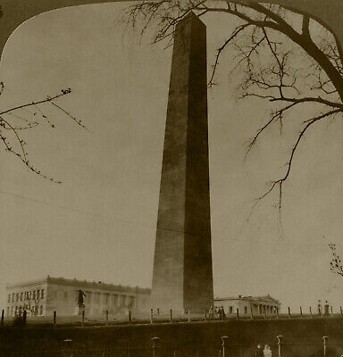 Underwood & Underwood Stereoview Bunker Hill Monument, Boston, PA 1900's US #86
