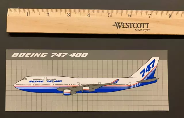 Boeing 747-400 Aircraft Sticker 2