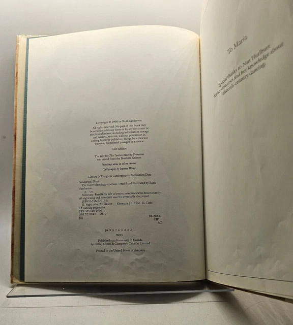 THE TWELVE DANCING Princesses By Ellin Greene & Howard Pyle 1990 HC CB2