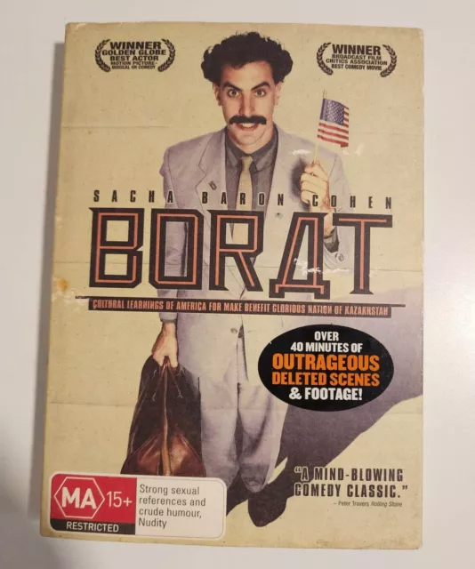 Borat -  Movie Dvd -  R4 - Sacha Baron Cohen