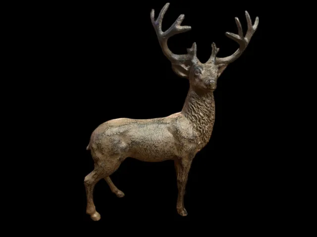 https://www.picclickimg.com/ed4AAOSwrgFlly7s/Cast-Metal-Deer-Reindeer-stag-white-tail-statue.webp