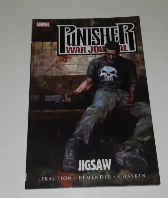 PUNISHER WAR JOURNAL JIGSAW Graphic Novel 2008 1st Edition VERY RARE OOP Marvel