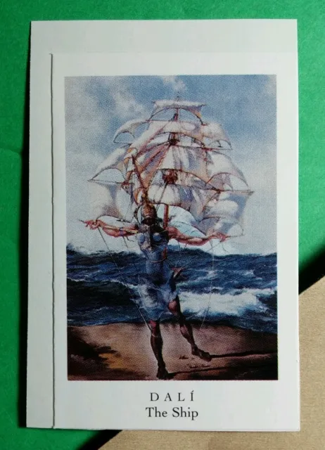 Salvador Dali Fine Art ~ The Ship ~ Case Smll Reprint Dover Sticker