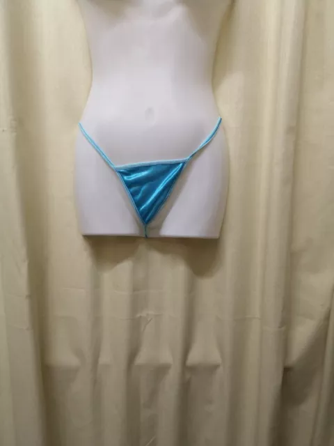 turquoise Sexy Ladies G string - thong small - medium