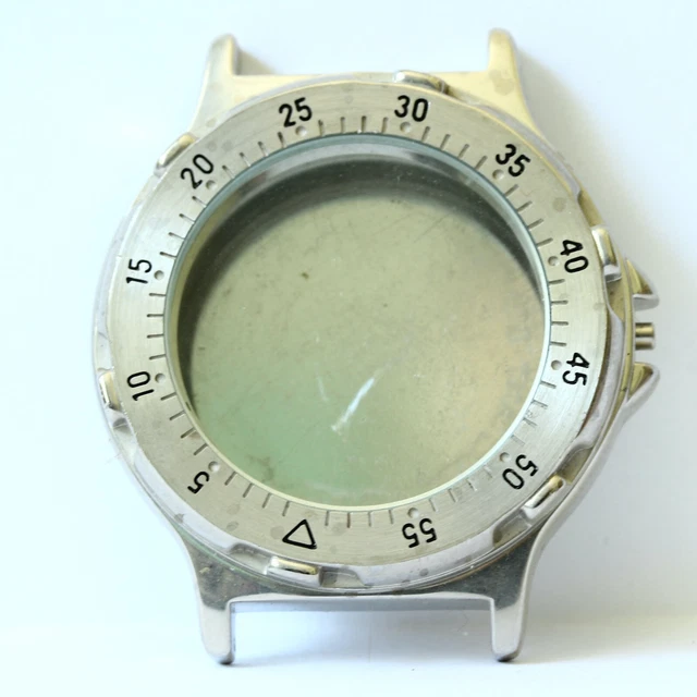 Boîtier Vide Ancien Pour Montre De Plongée Enfant Avec Bague Intérieure - Marque Socame Besançon - Occasion