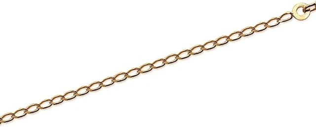 Bracelet Maille Rectangle Allongée – Plaqué Or 18 Carats – Fermoir Mousqueton – Tata Gisèle