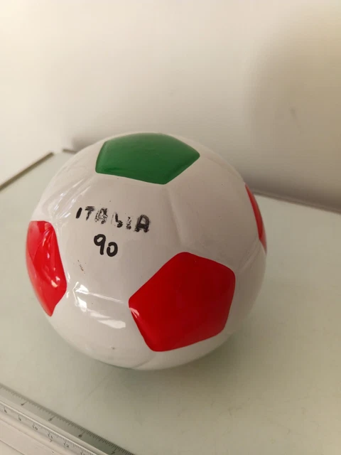 Salvadanaio pallone da calcio con scritta Champion - Ceramica per il