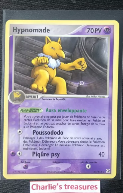 Carte Pokemon - Hypnomade Rare - 23/113 - Espèces Delta - FR - NM+ / NEUF