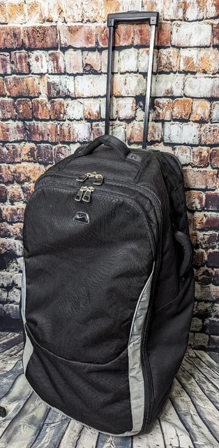 NIKE Large 30" Upright Black Rolling Sport Duffel Luggage Gear Bag Suitcase