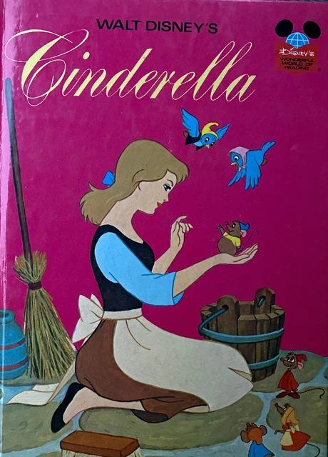 Walt Disney's Cinderella (Random House 1974) - Vintage - Classic - Hardcover