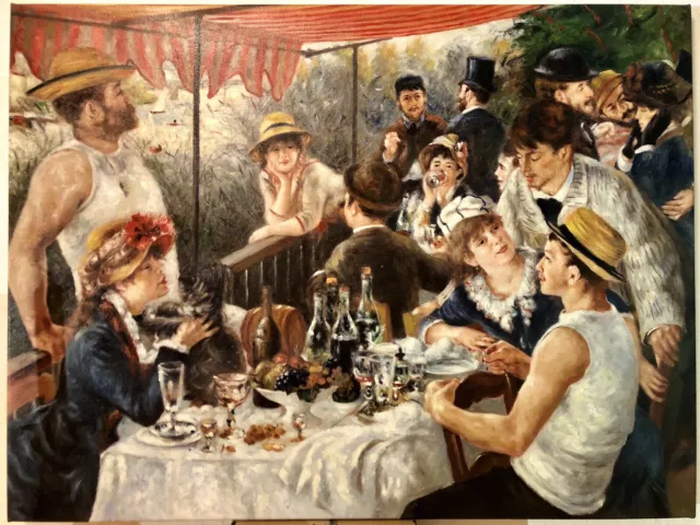 "Das Frühstück der Ruderer" Renoir, Pierre-Auguste, Ölgemälde 80 x 60cm